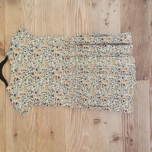 Anthropologie Vanessa Virginia Button-Front Floral Tunic Size XSmall - Picture 7 of 7